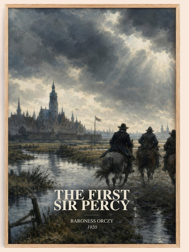 The First Sir Percy Book Watercolour Illustration by Baroness Orczy