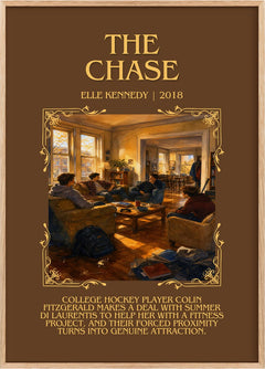 The Chase Minimalist Book Poster by Elle Kennedy
