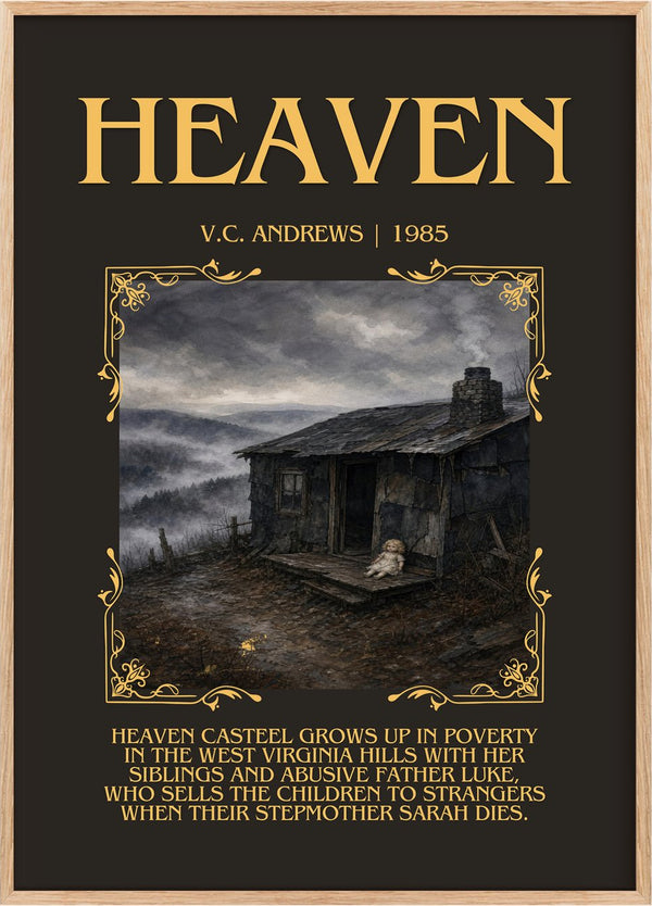 Heaven Minimalist Book Poster by V.C. Andrews