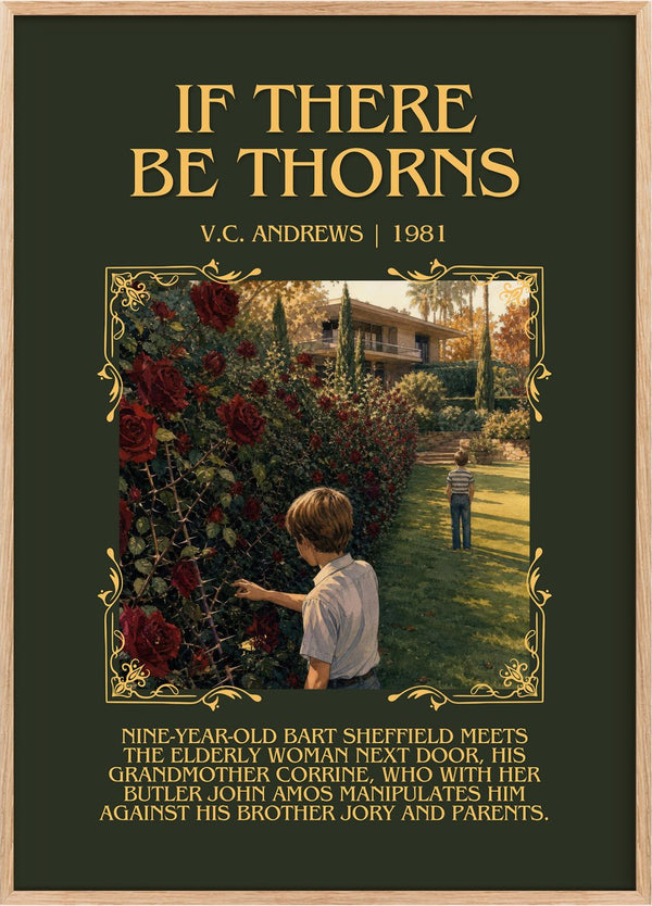 If There Be Thorns Minimalist Book Poster by V.C. Andrews