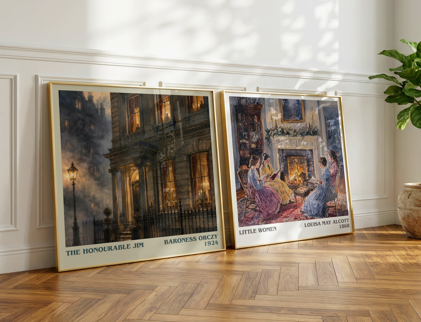 The Honourable Jim literary print on bookshelf – Baroness Orczy fan gift