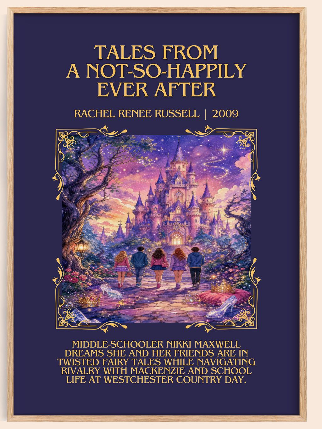 Tales from a Not-So-Happily Ever After Minimalist Book Poster – book poster