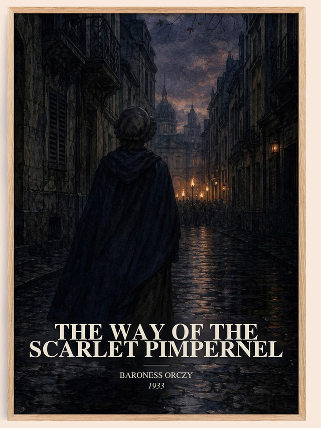 Way Of The Scarlet Pimpernel Book Watercolour Illustration by B. Orczy