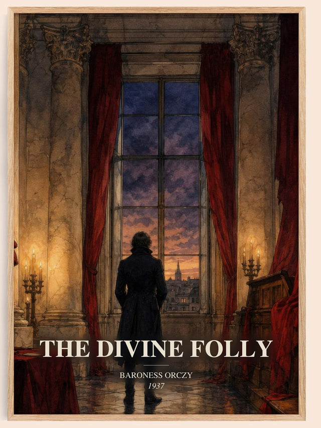 The Divine Folly Book Watercolour Illustration by Baroness Orczy