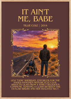 It Ain't Me, Babe Minimalist Book Poster by Tillie Cole