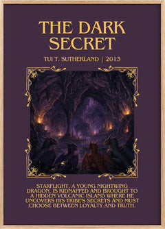 The Dark Secret Minimalist Book Poster by Tui T. Sutherland