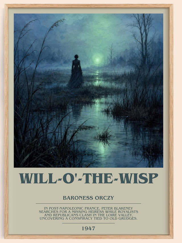 Will-O'-The-Wisp Bookish Wall Art by Baroness Orczy