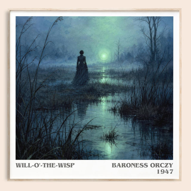 Will-O'-The-Wisp Literary Art Print by Baroness Orczy