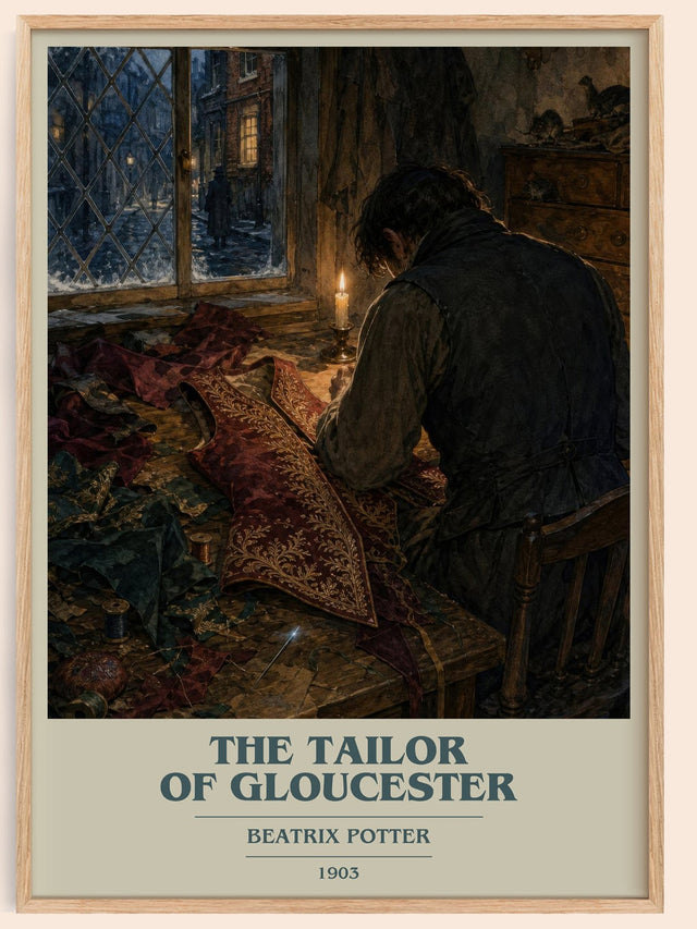 The Tailor Of Gloucester Book Cover Poster by Beatrix Potter