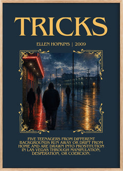 Tricks Minimalist Book Poster by Ellen Hopkins