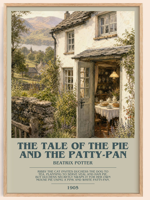 Tale Of The Pie And The Patty-Pan Bookish Wall Art by Beatrix Potter