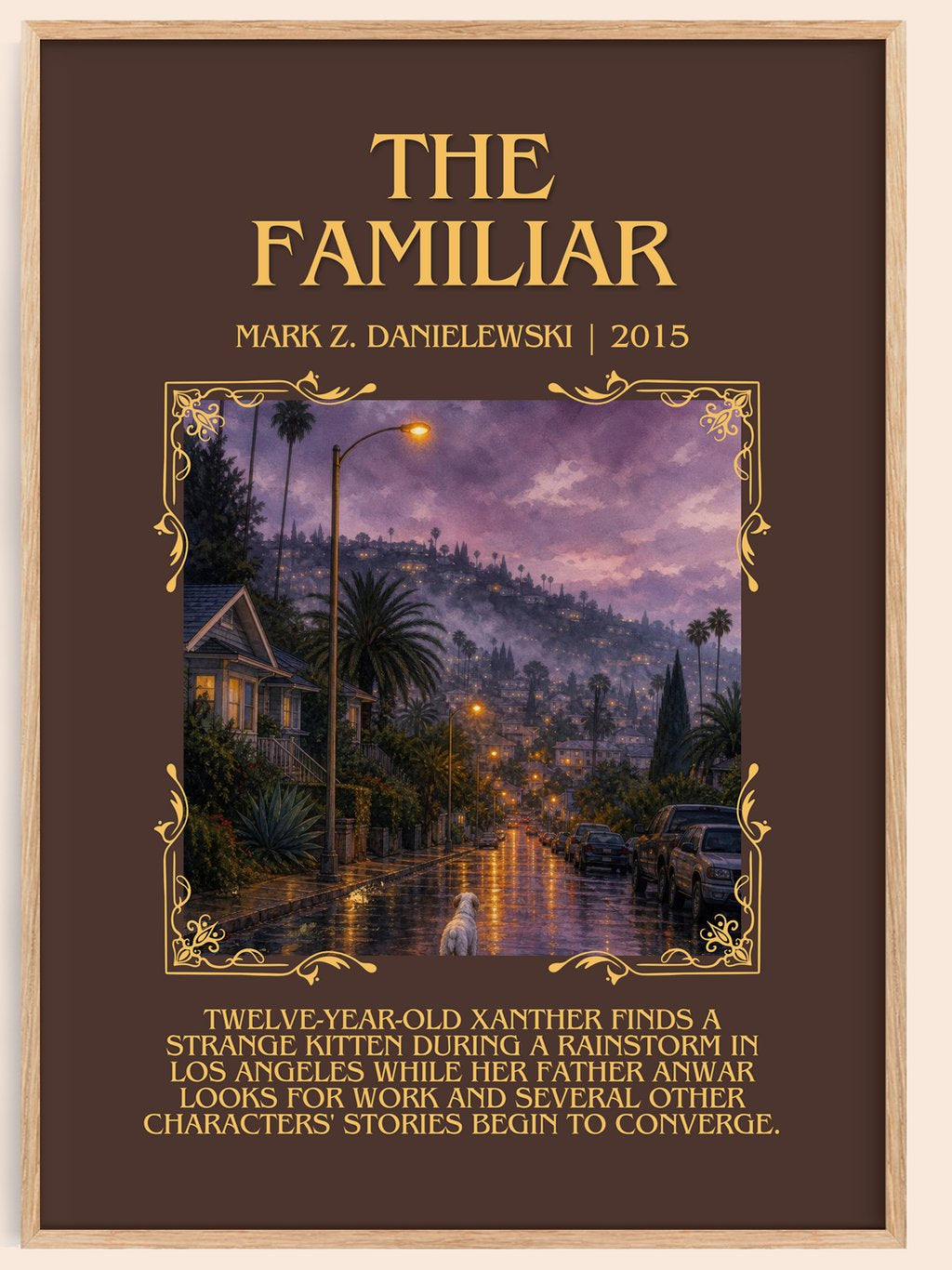 The familiar Minimalist Book Poster by Mark Z. Danielewski – book poster