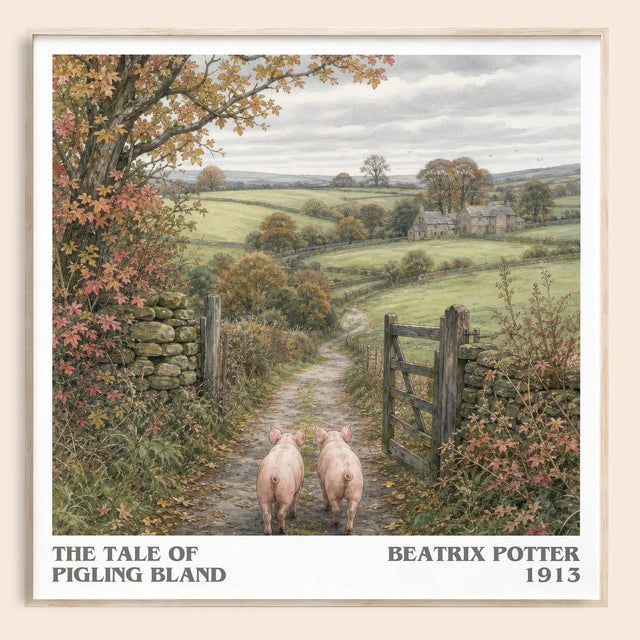 The Tale Of Pigling Bland Literary Art Print by Beatrix Potter