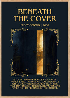 Beneath the cover Minimalist Book Poster by Peggy Oppong