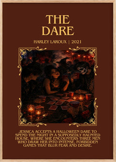 The Dare Minimalist Book Poster by Harley Laroux