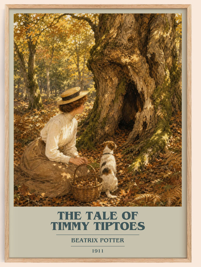 The Tale Of Timmy Tiptoes Book Cover Poster by Beatrix Potter