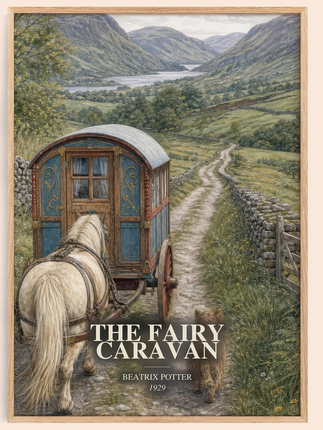 The Fairy Caravan Book Watercolour Illustration by Beatrix Potter