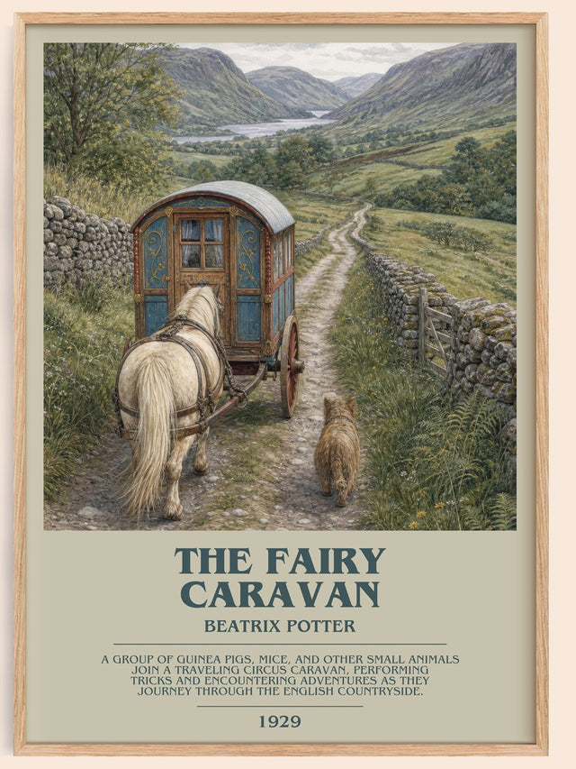 The Fairy Caravan Bookish Wall Art by Beatrix Potter