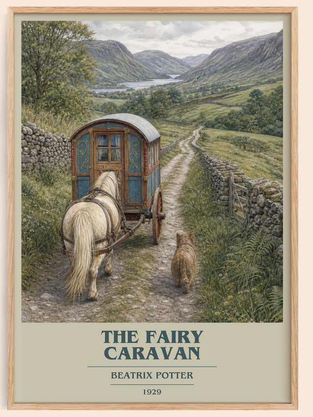 The Fairy Caravan Book Cover Poster by Beatrix Potter