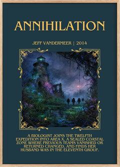 Annihilation Minimalist Book Poster by Jeff VanderMeer