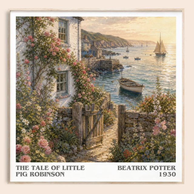 The Tale Of Little Pig Robinson Literary Art Print by Beatrix Potter