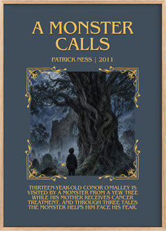 A Monster Calls Minimalist Book Poster by Patrick Ness