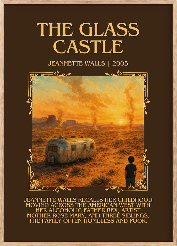 The Glass Castle Minimalist Book Poster by Jeannette Walls