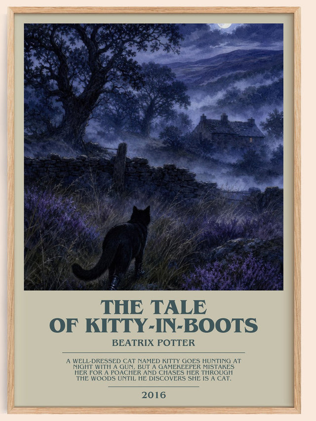 The Tale Of Kitty-In-Boots Bookish Wall Art by Beatrix Potter