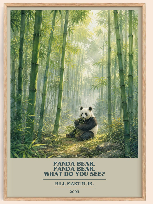 Panda Bear, Panda Bear, What Do You See? Book Cover Poster by B. Jr.