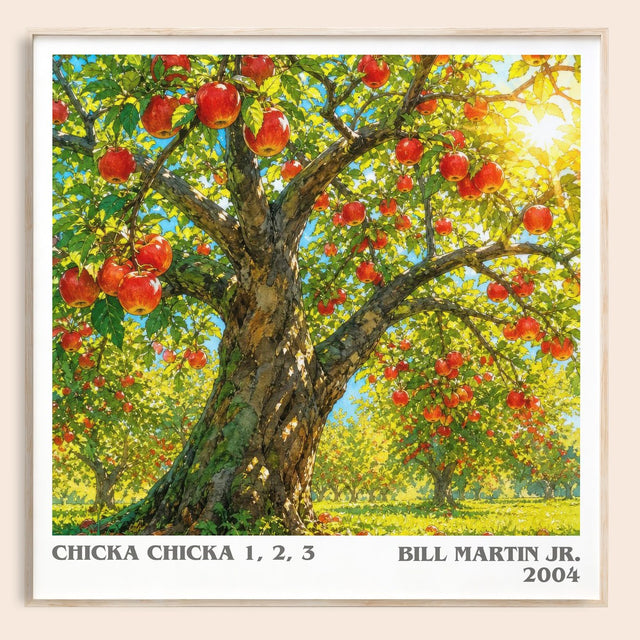 Chicka Chicka 1, 2, 3 Literary Art Print by Bill Martin Jr.