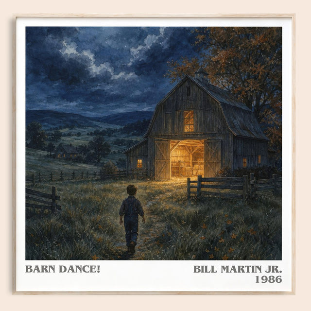 Barn Dance! Literary Art Print by Bill Martin Jr.