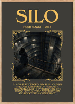 Silo Minimalist Book Poster by Hugh Howey