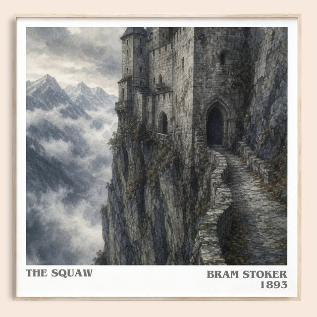 The Squaw Literary Art Print by Bram Stoker