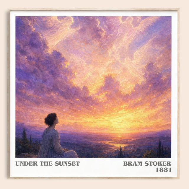Under The Sunset Literary Art Print by Bram Stoker