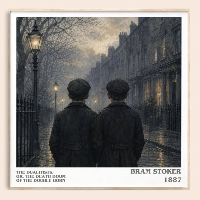 Dualitists; Or, The Death Doom Of The Double Born Literary Art Print