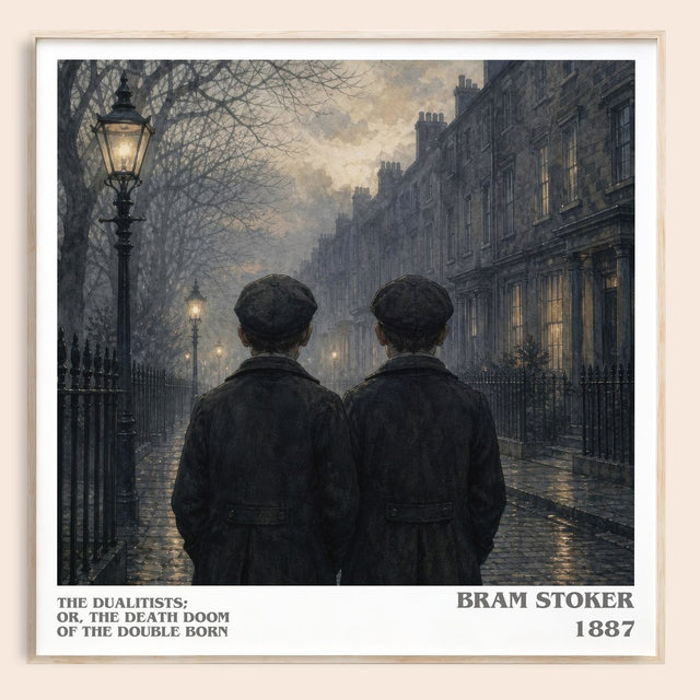 Dualitists; Or, The Death Doom Of The Double Born Literary Art Print