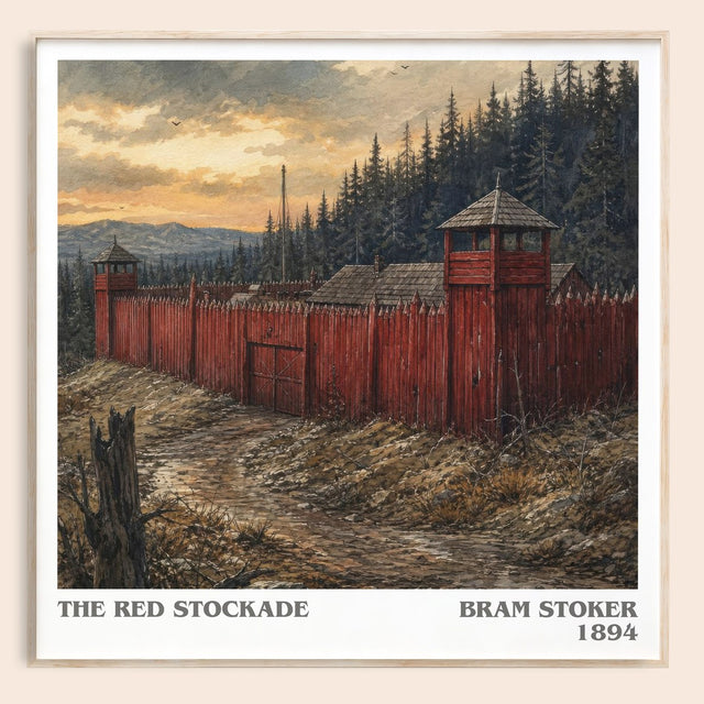 The Red Stockade Literary Art Print by Bram Stoker