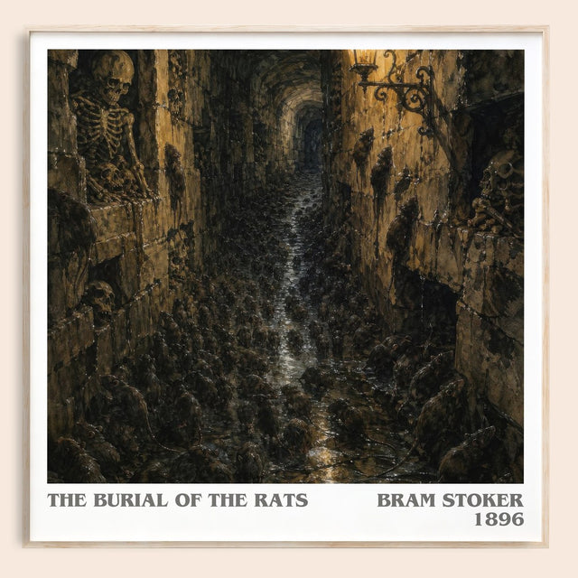 The Burial Of The Rats Literary Art Print by Bram Stoker