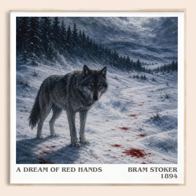 A Dream Of Red Hands Literary Art Print by Bram Stoker