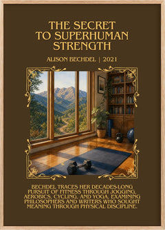 Secret to Superhuman Strength Minimalist Book Poster by Alison Bechdel