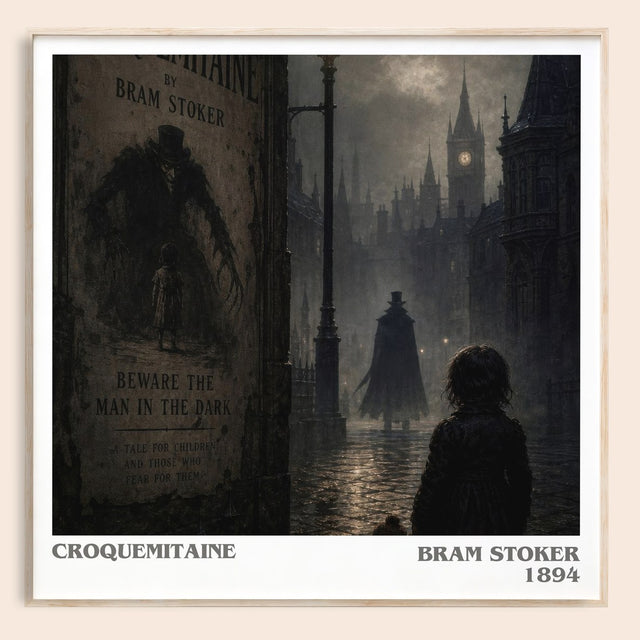 Croquemitaine Literary Art Print by Bram Stoker