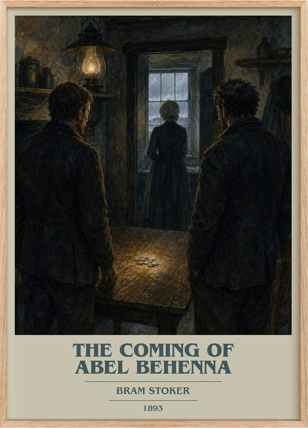 The Coming Of Abel Behenna Book Cover Poster by Bram Stoker