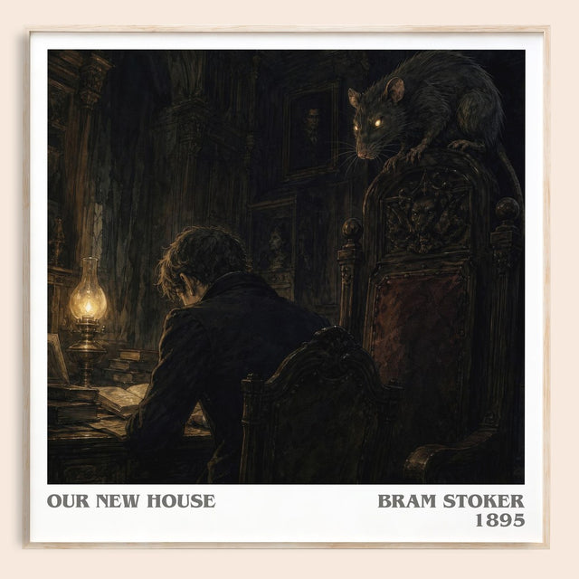 Our New House Literary Art Print by Bram Stoker