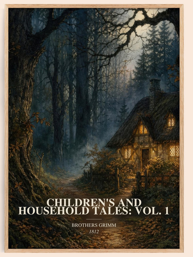 Children'S And Household Tales: Vol. 1 Book Watercolour Illustration