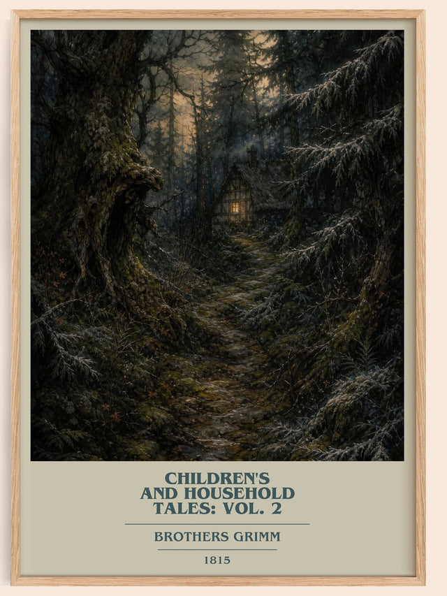 Children'S And Household Tales: Vol. 2 Book Cover Poster by B. Grimm