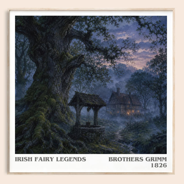 Irish Fairy Legends Literary Art Print by Brothers Grimm