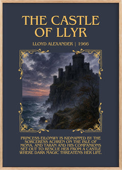The Castle of Llyr Minimalist Book Poster by Lloyd Alexander