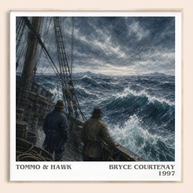 Tommo & Hawk Literary Art Print by Bryce Courtenay