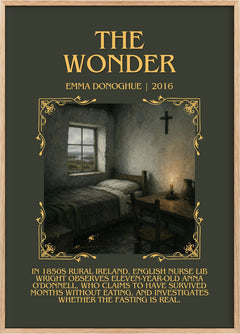 The Wonder Minimalist Book Poster by Emma Donoghue