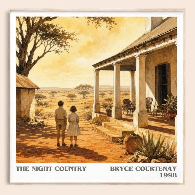 The Night Country Literary Art Print by Bryce Courtenay